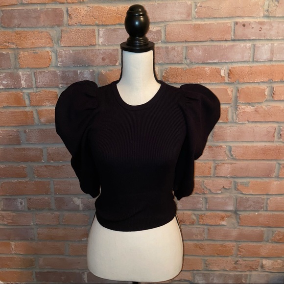 Forever 21 Tops - Three quarters puff sleeve top